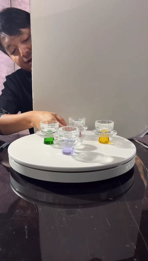 摆件璨石美学花茶杯4碟4杯