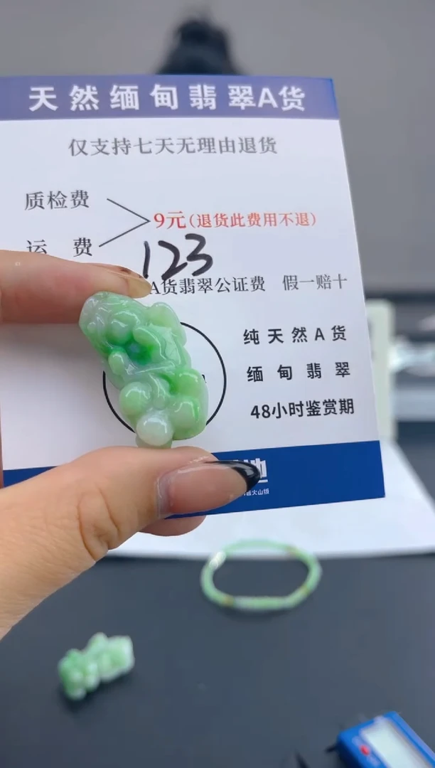 颈饰未镶嵌翡翠纯天然缅甸翡翠A货