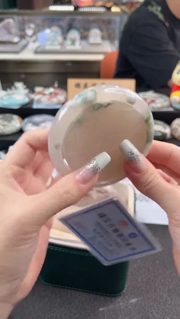 未镶嵌手镯石英质玉尘*丷圈口（赠品镯心）