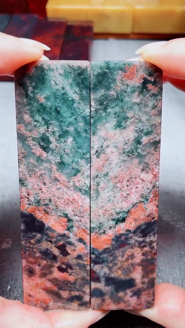 玉桂林鸡血玉素章--32