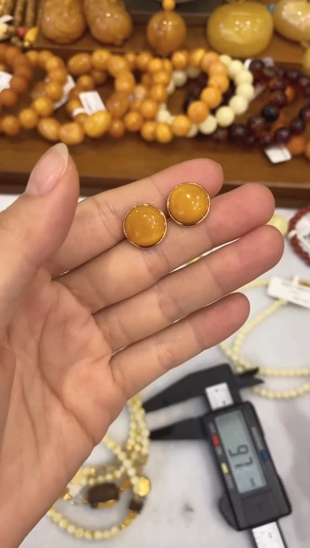 蜜蜡颈饰未镶嵌QY07260016