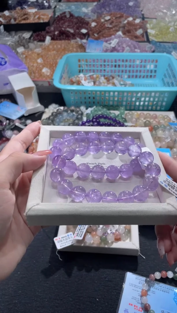 水晶手链未镶嵌255号2条 多样性发一12+