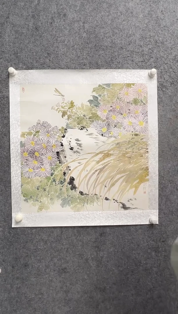 国画邹训精-4平尺-国画作品