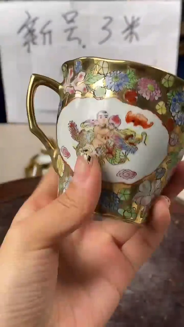 瓷片微瑕景德镇窑厂瓷摆件单件