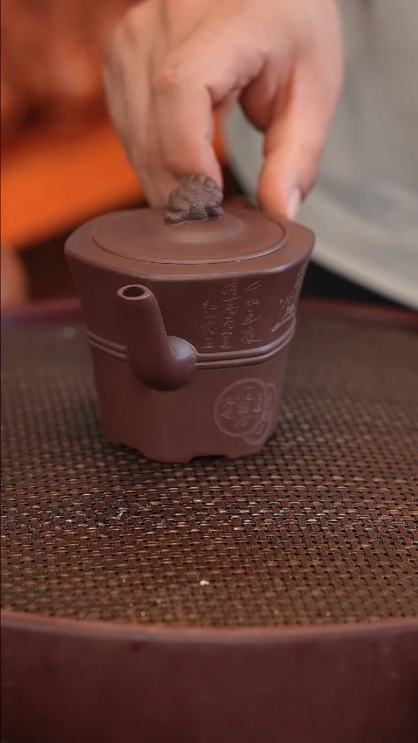 茶壶紫砂原矿手工制作