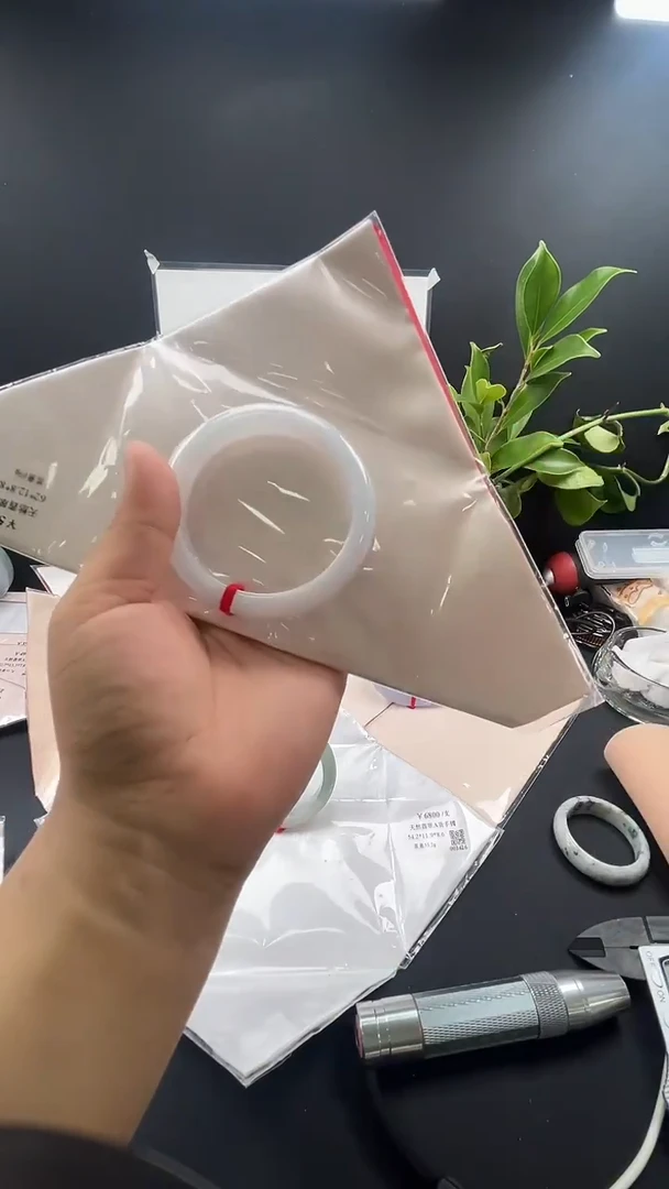 未镶嵌手镯翡翠第5号糯化正圈