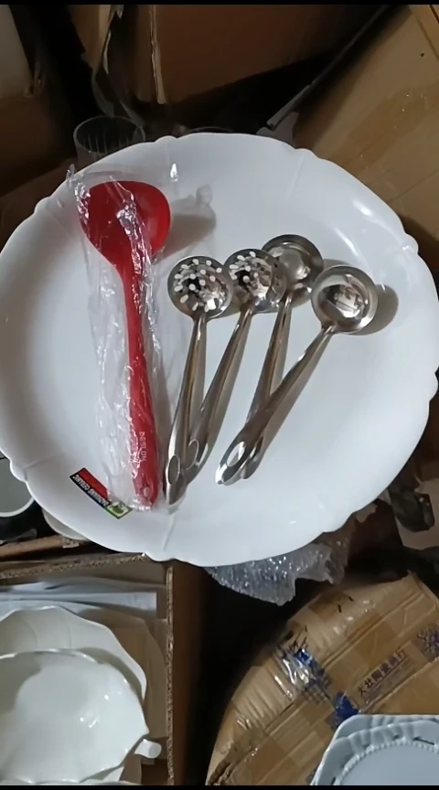 瓷硅胶勺一个漏勺汤勺四个