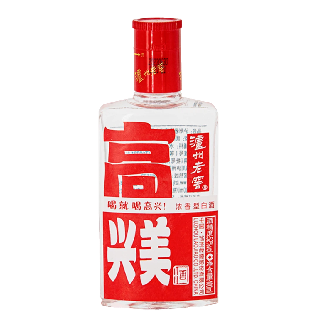LUZHOU/泸州老窖股份出品高兴美（老款）浓香型白酒单瓶 52度100ml