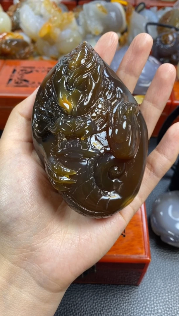 未镶嵌手把玛瑙/玉髓D****晋1