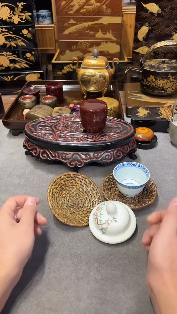 两片 大漆漆器大漆漆器