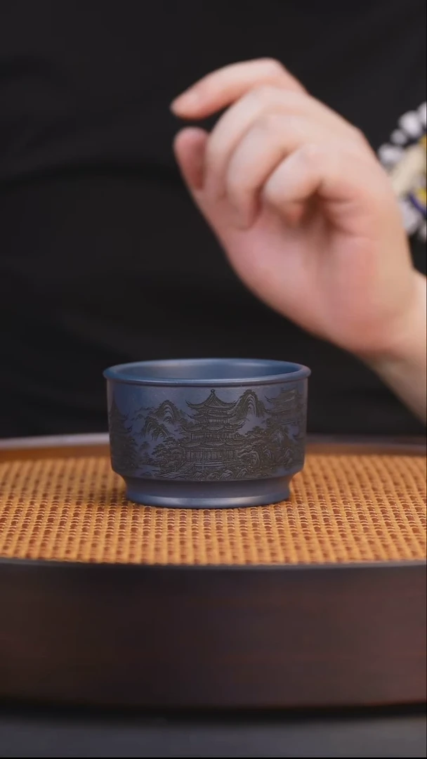 茶杯紫砂原矿紫砂主人杯