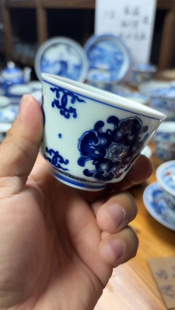 摆件陶瓷茶具茶杯