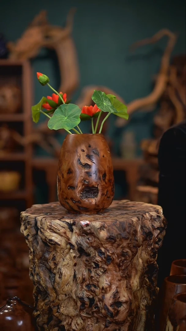 【闪购商品】枣木雷击枣木鸡心罐