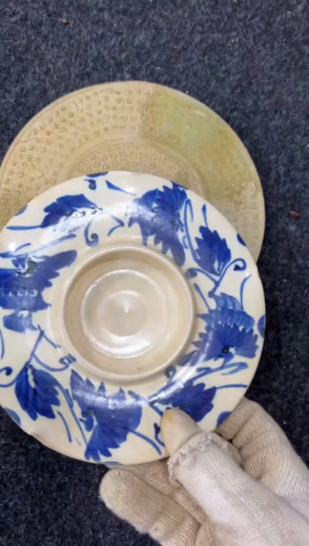 瓷片手工，手绘，瓷器