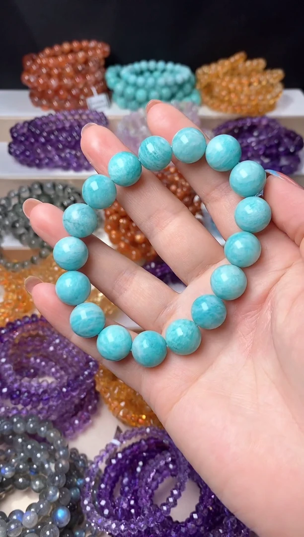 未镶嵌手串天河石40.8