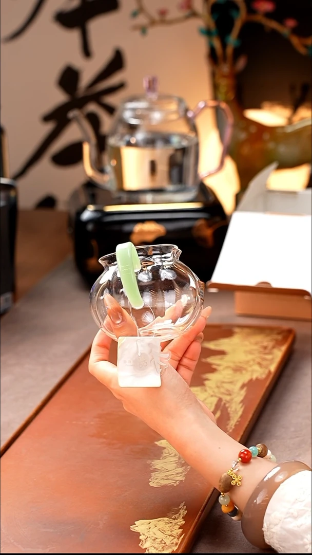 禾器/晶彩纳福茶海/浅玉色