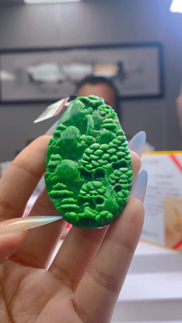 定制翡翠未镶嵌天然翡翠A货123