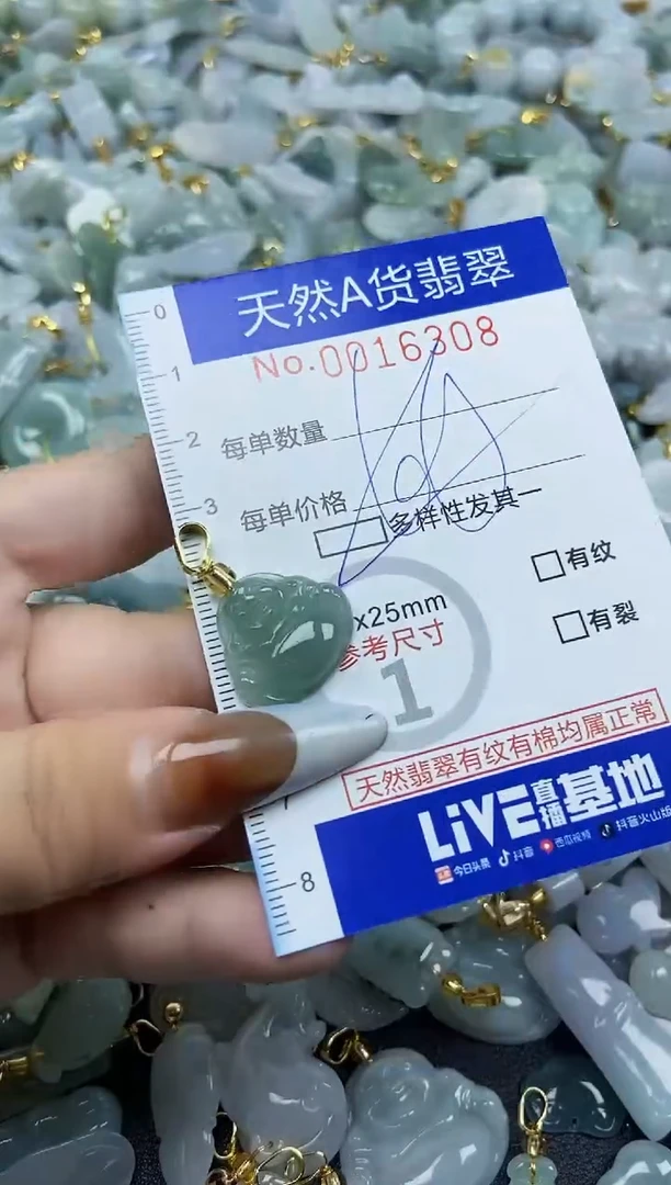 【闪购商品】翡翠颈饰未镶嵌天然A货翡翠