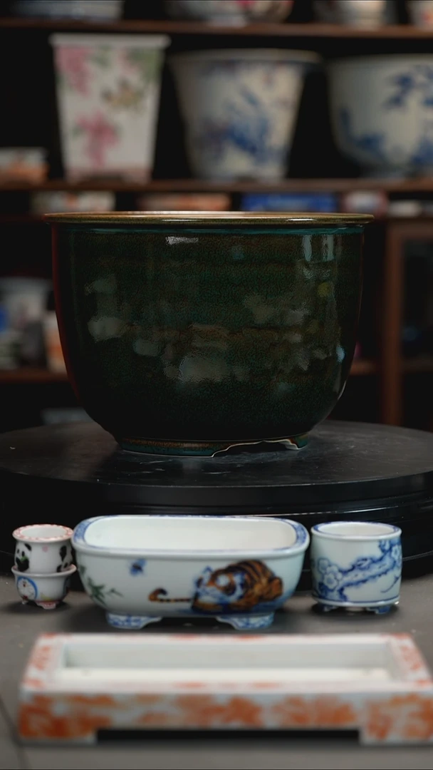 高温颜色釉盆金***7高温颜色釉盆