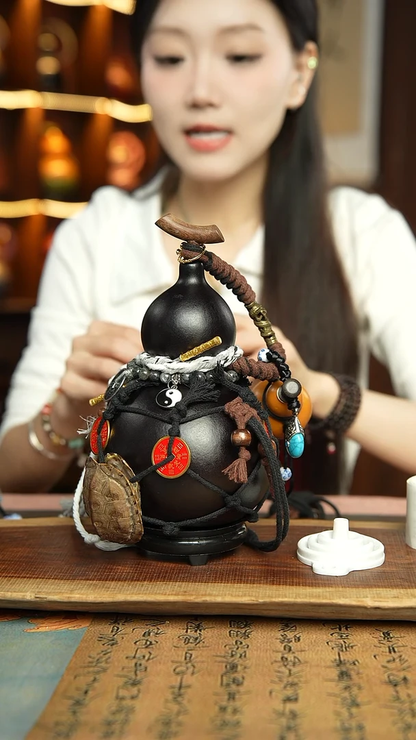 102号精品大漆酒葫芦防腐防渗装水茶酒