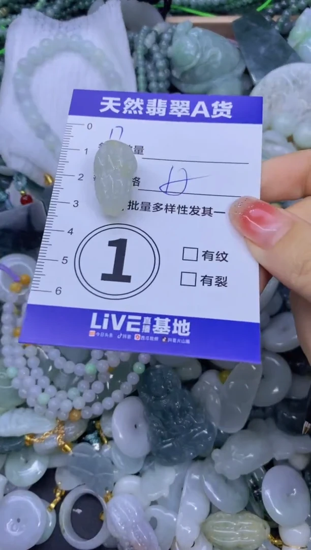 颈饰未镶嵌翡翠天然翡翠A货批量多样性发一件