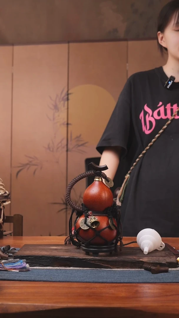 1362号精品大漆葫芦防腐防渗装水茶酒