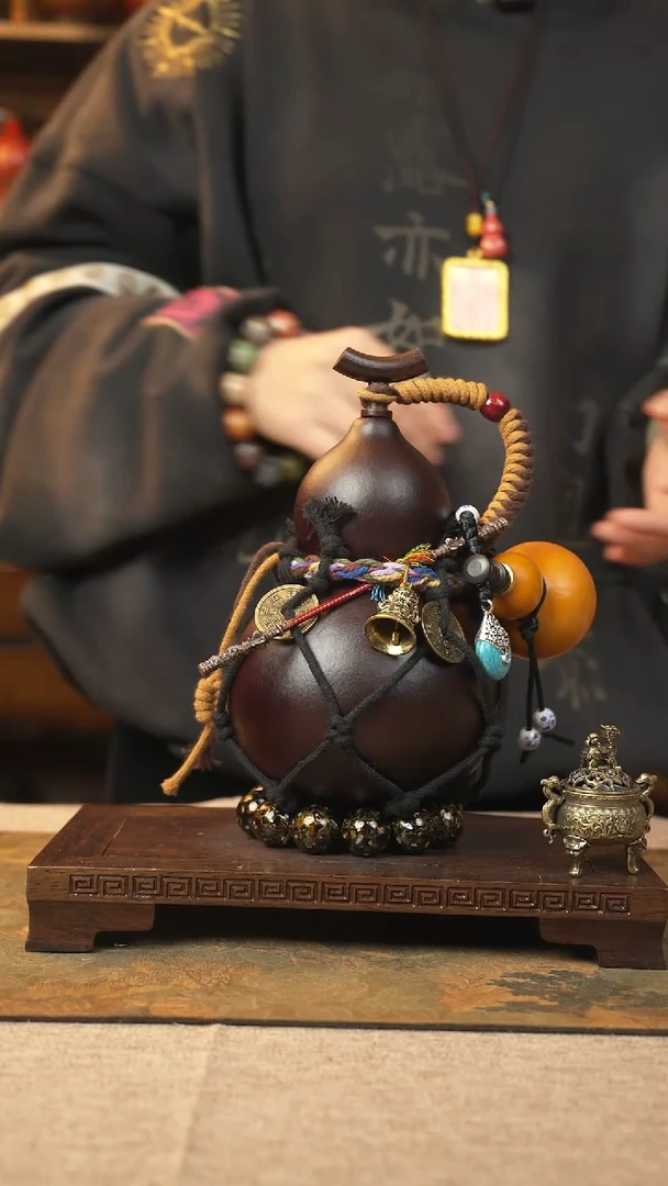 【闪购商品】015大漆葫芦一物一拍记葫堂出品