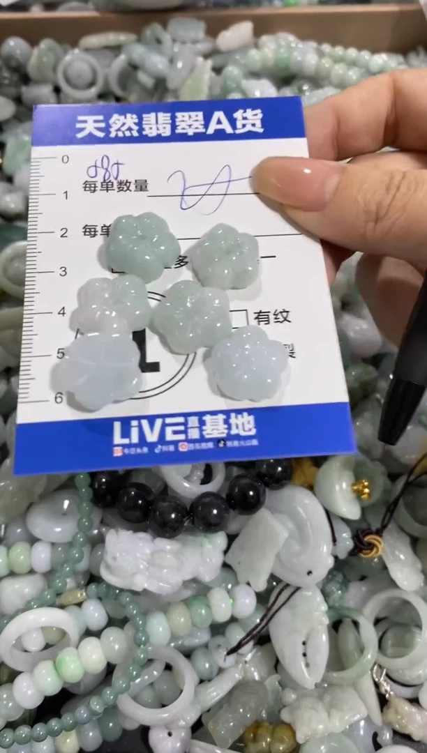颈饰未镶嵌翡翠天然翡翠A货批量多样性发一件