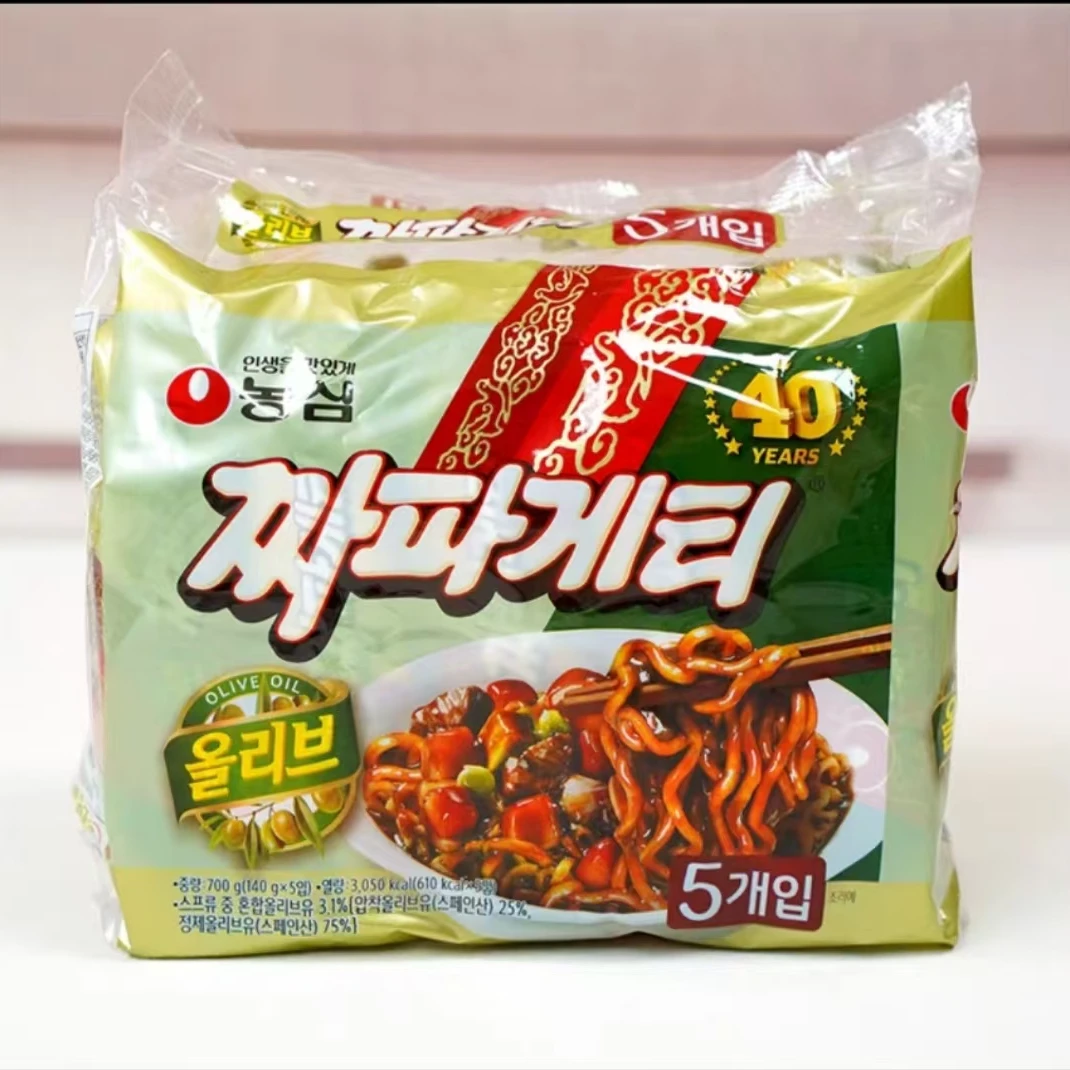 【保质期至2025-04-15】农心炸酱面多连包700g*1大包