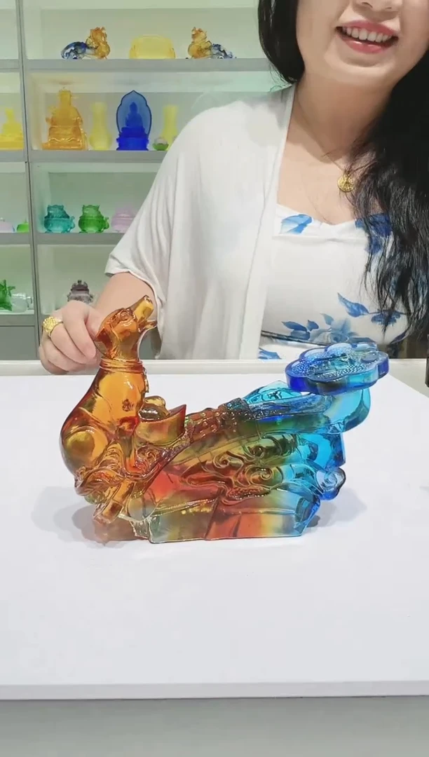手工艺品琉璃古法琉璃手机支架