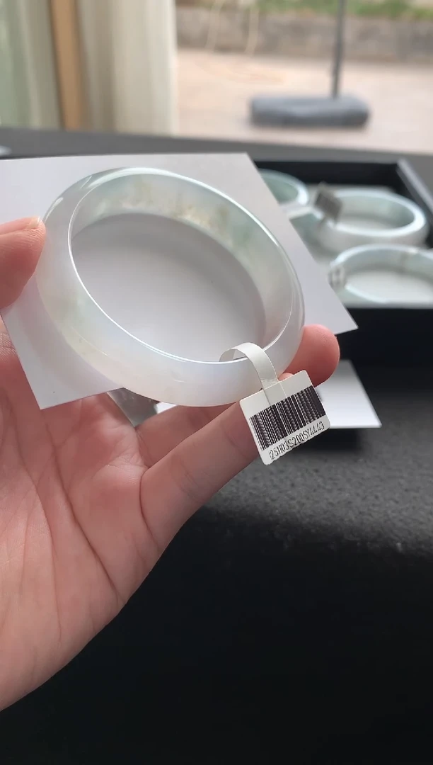 未镶嵌手镯翡翠54.4正圈Y4443买断