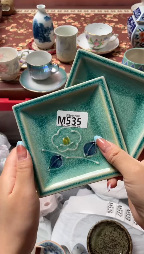 瓷片卷*子瓷器瓷器M535