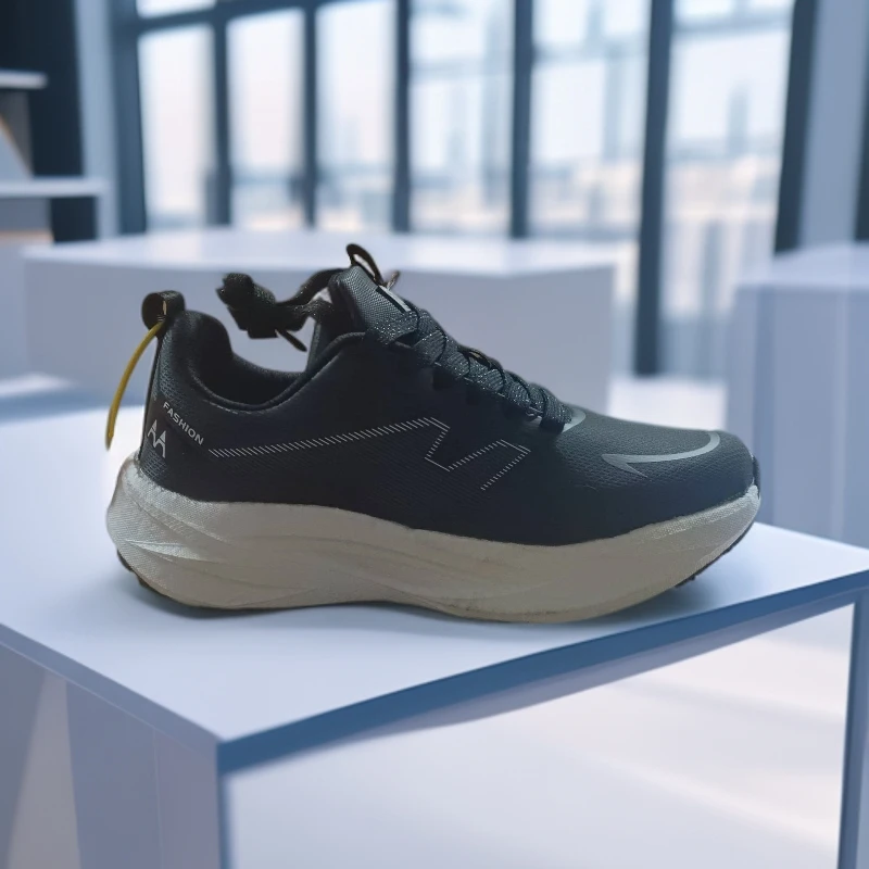 019断码皮面跑步休闲鞋