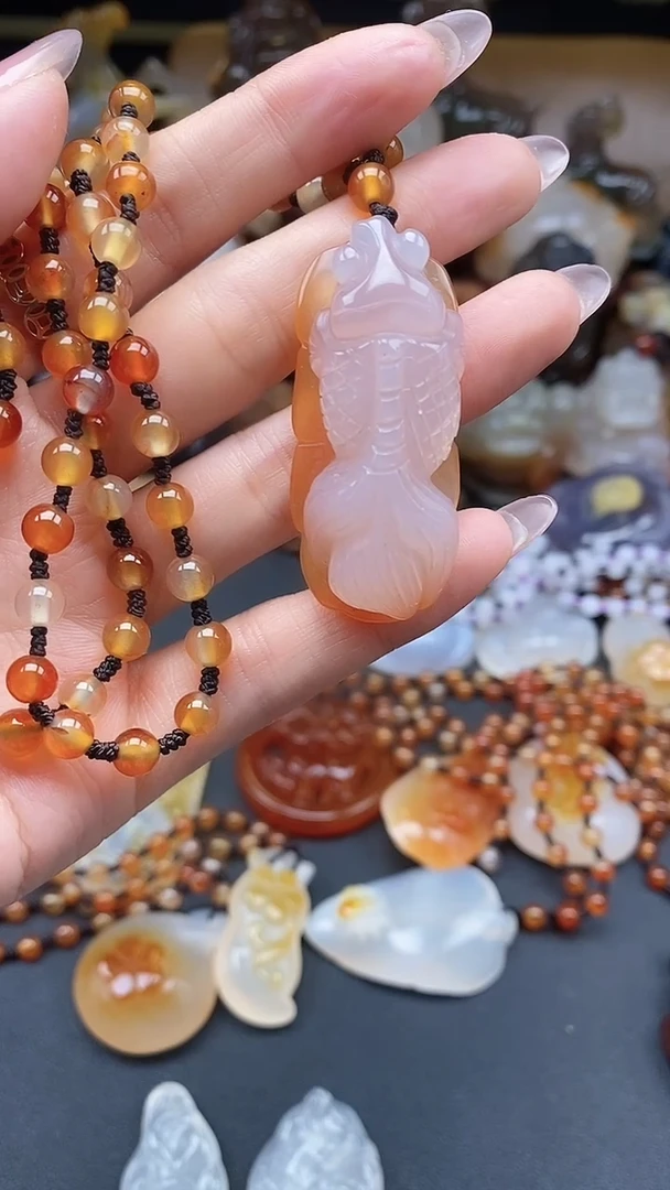 【闪购商品】玛瑙/玉髓颈饰未镶嵌dd