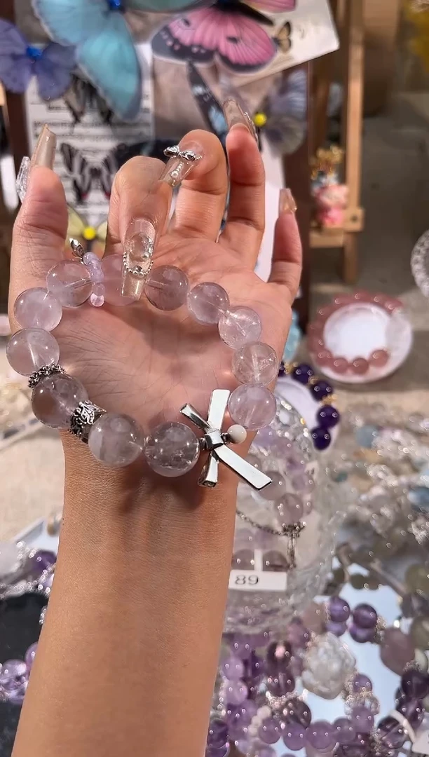 【闪购商品】水晶手链未镶嵌多样性发货颜色微差发其一