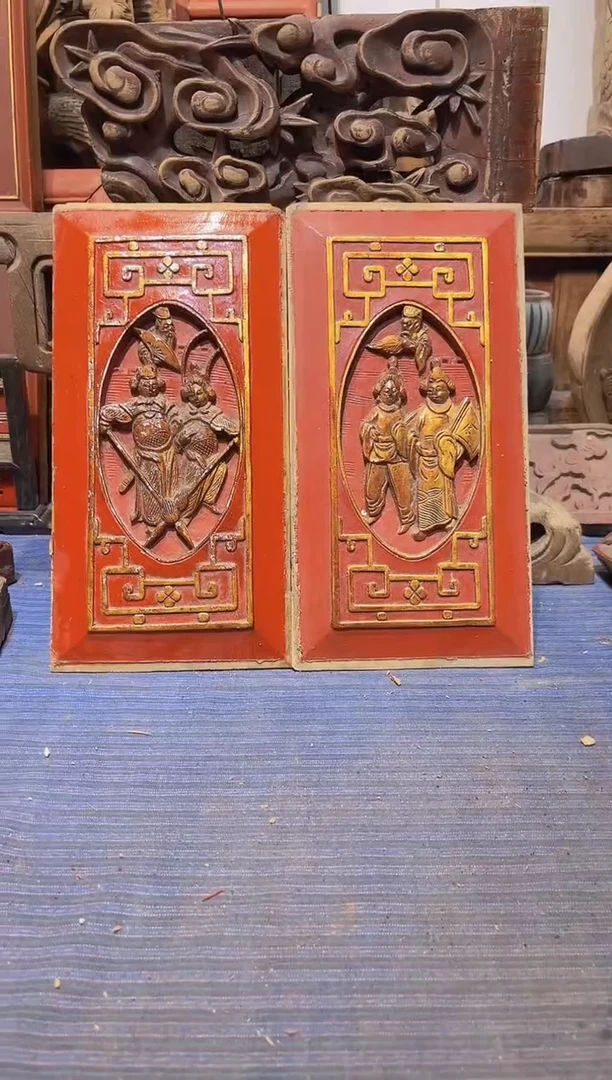 【闪购商品】香榧木老木雕老物件花板有瑕疵完美者慎拍