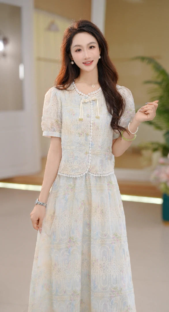 【编号47】苏醒的乐园2025气质连衣裙碎花裙子洋气衣服女SXTZC25161