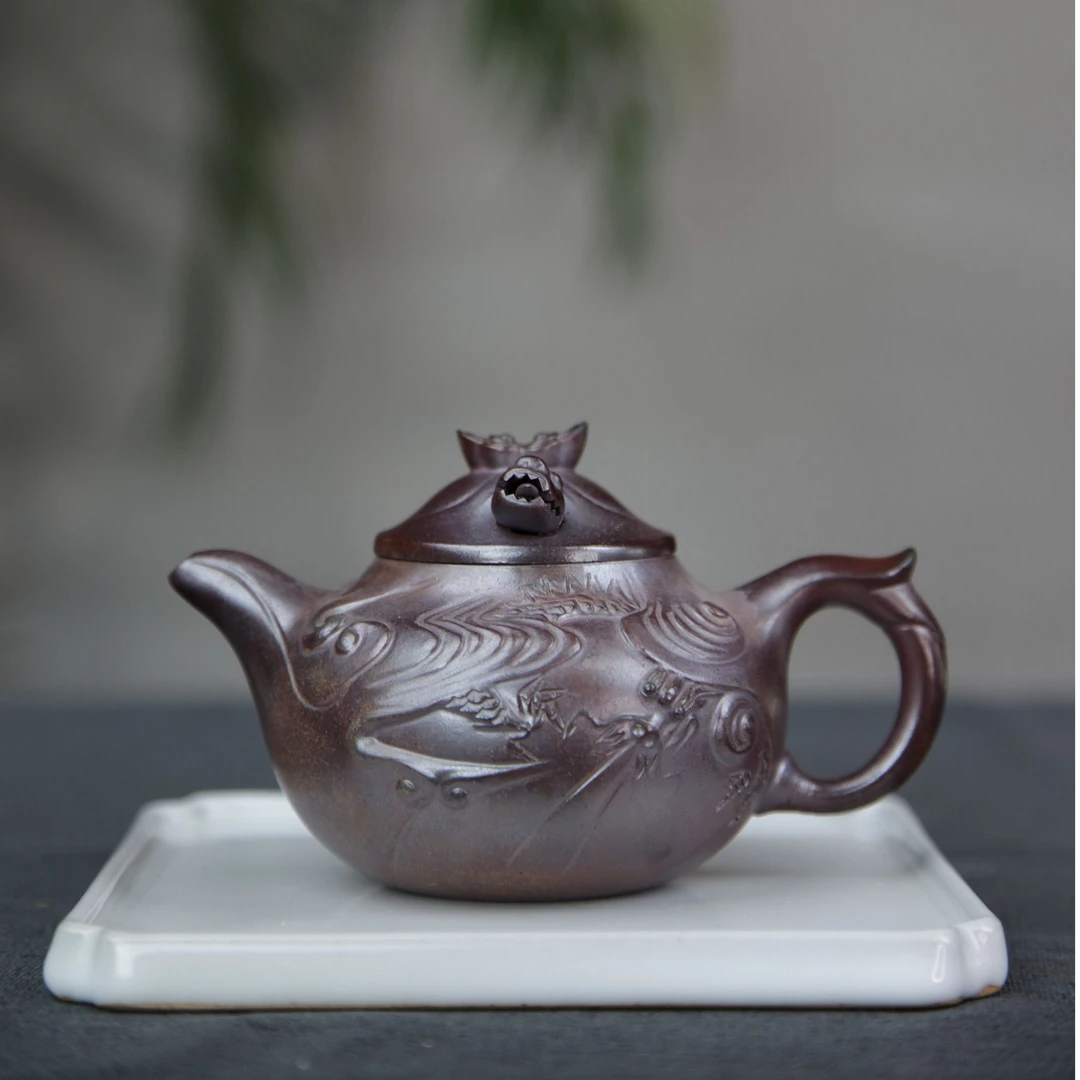 赏砂 |紫泥 云龙 柴烧