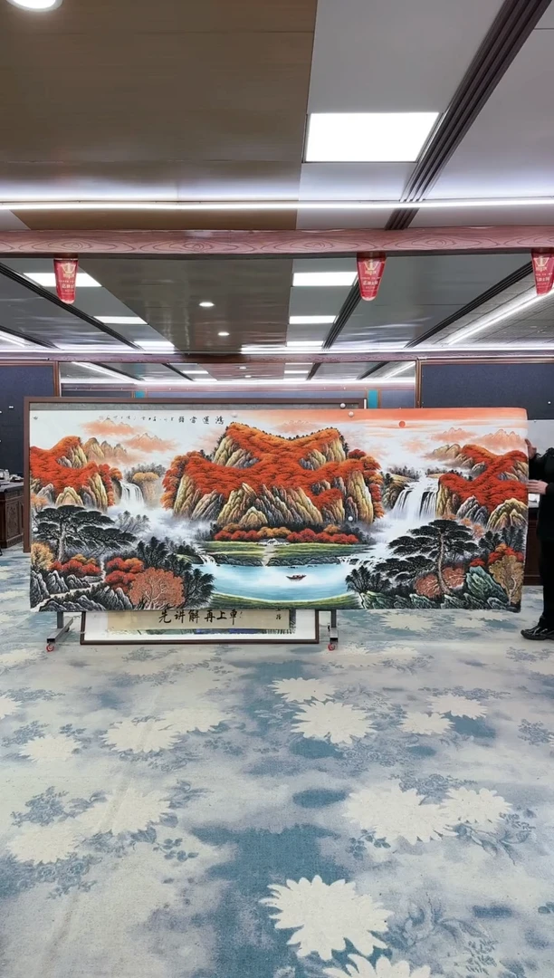 【闪购商品】绘画W-刘雪红-大丈二-山水国画