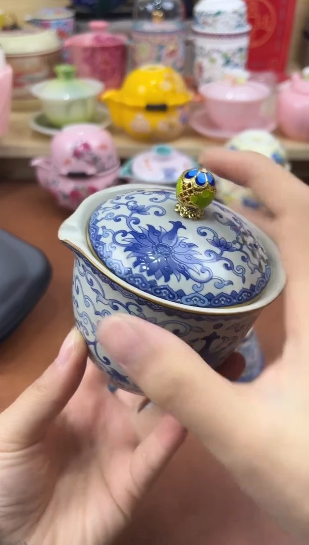 陶陶瓷茶具摆件旅行套组