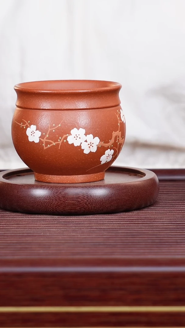 茶杯紫砂宜兴原矿紫砂主人杯