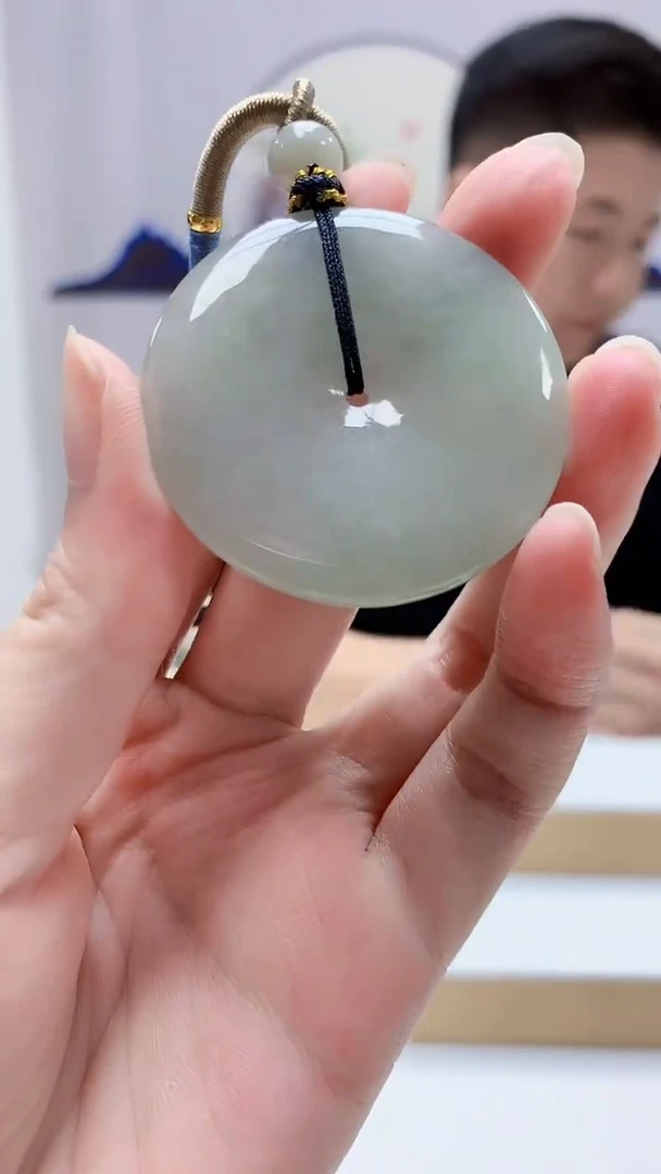 未镶嵌定制翡翠4917zm-毛货挂件扣子40