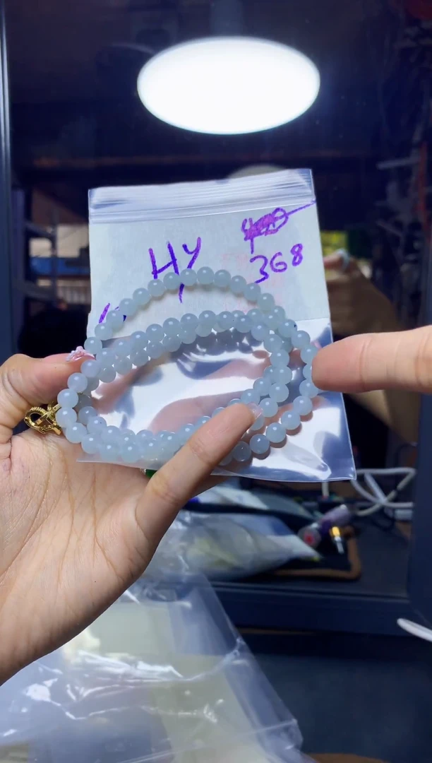 未镶嵌珠串定制翡翠H*Y天然缅甸翡翠A货