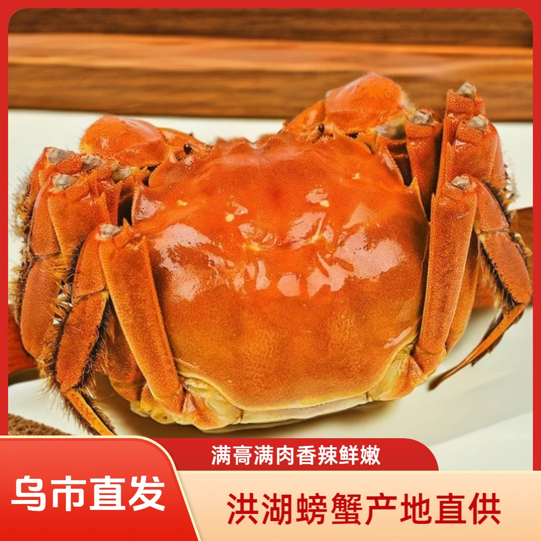 【丝路生鲜新疆包邮】洪湖螃蟹香辣蟹海鲜熟食肥美满肉麻辣螃蟹