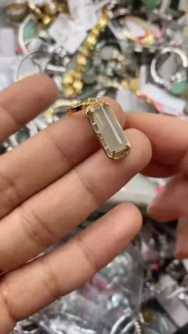 银S925镶嵌戒指翡翠222             9