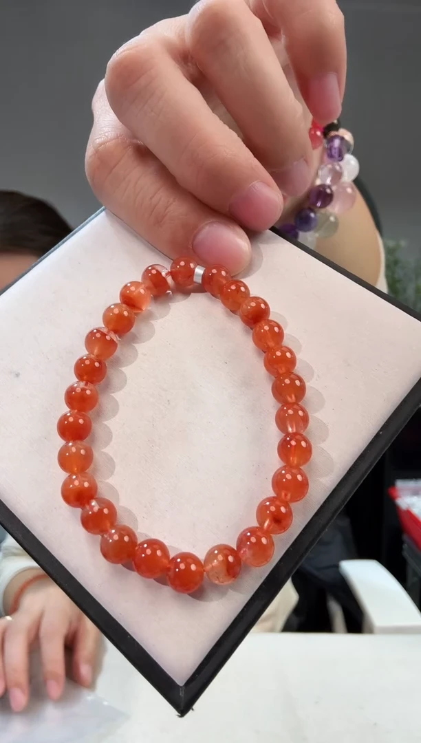 未镶嵌手链南红玛瑙优8414 约7mm