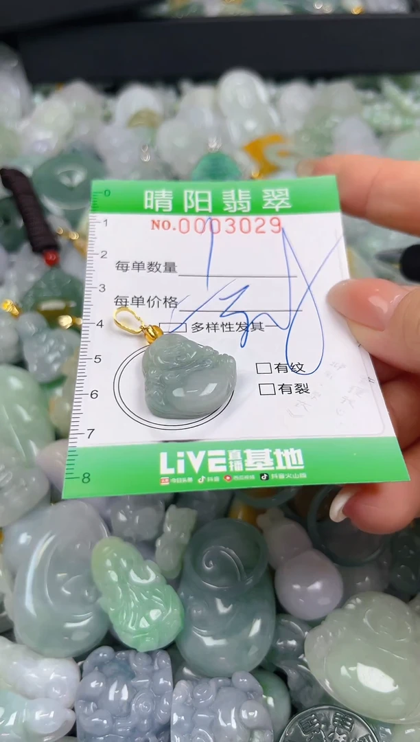 翡翠未镶嵌颈饰闪购0003029多样性发其一