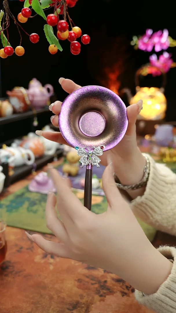 【闪购商品】钛蝴蝶茶漏茶道配件