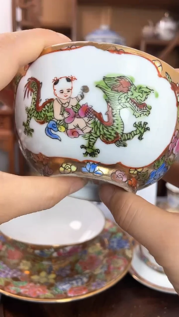 摆件微瑕景德镇陶瓷摆件
