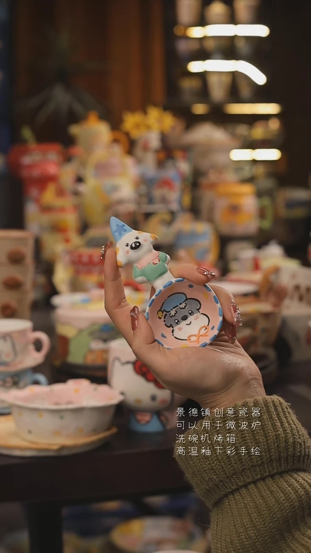 景德镇釉下彩绘设计师款式陶瓷